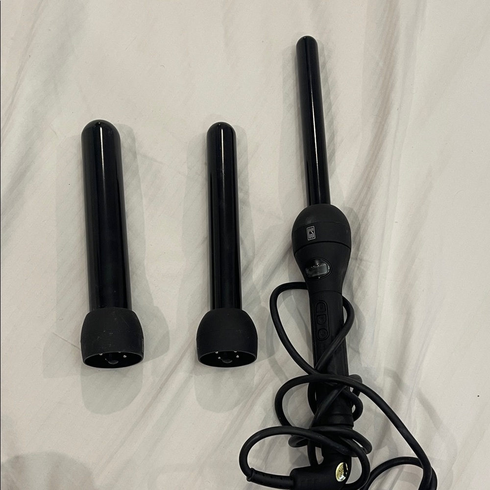 Black Curling Wand Set